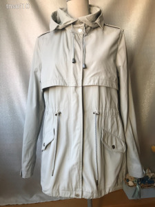 Halványszürke Massimo Dutti női kabát L-es     V
