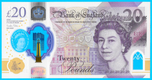 20 font Egyesült Királyság - Anglia 2018 UNC