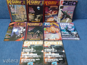 PC Guru, ZED, PC Ultra, Gamer újság magazin PC számítástechnika Több termék EGY postadíj !!!