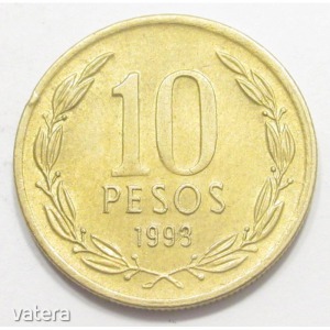 Chile, 10 pesos 1993 aUNC+