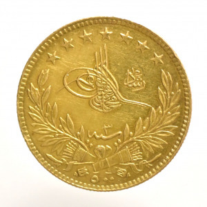 1909-1904 Török o. V. Mehmed 500 kurush    PAP461