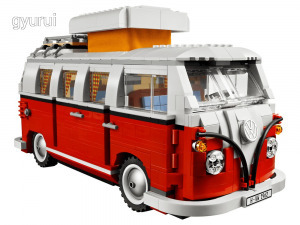 Lepin Creator 10220 Transporter T1 Volkswagen Camper 1340db + grátisz lego mágnes ÚJ BP Azonnal