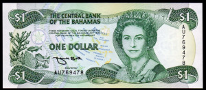 Bahama-szigetek 1 dollár UNC 1984