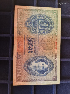 1907-es 20 korona, RITKA, gyönyörű! 1 FORINTRÓL!!!