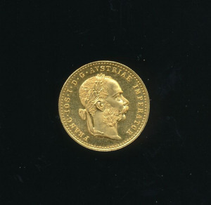 Ausztria 1 Dukat 1915, Ferenc József császár, arany érme