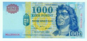 2000 1000 forint Millenium DD UNC