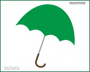 Vasalható ovisjel esernyő (4x4cm)