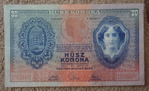 20 Korona 1907 (meghosszabbítva: 3097845410) - Vatera.hu Kép