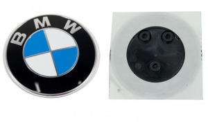 Gyári BMW 82mm-es motorháztető - csomagtartó - tetőbox embléma 51767288752