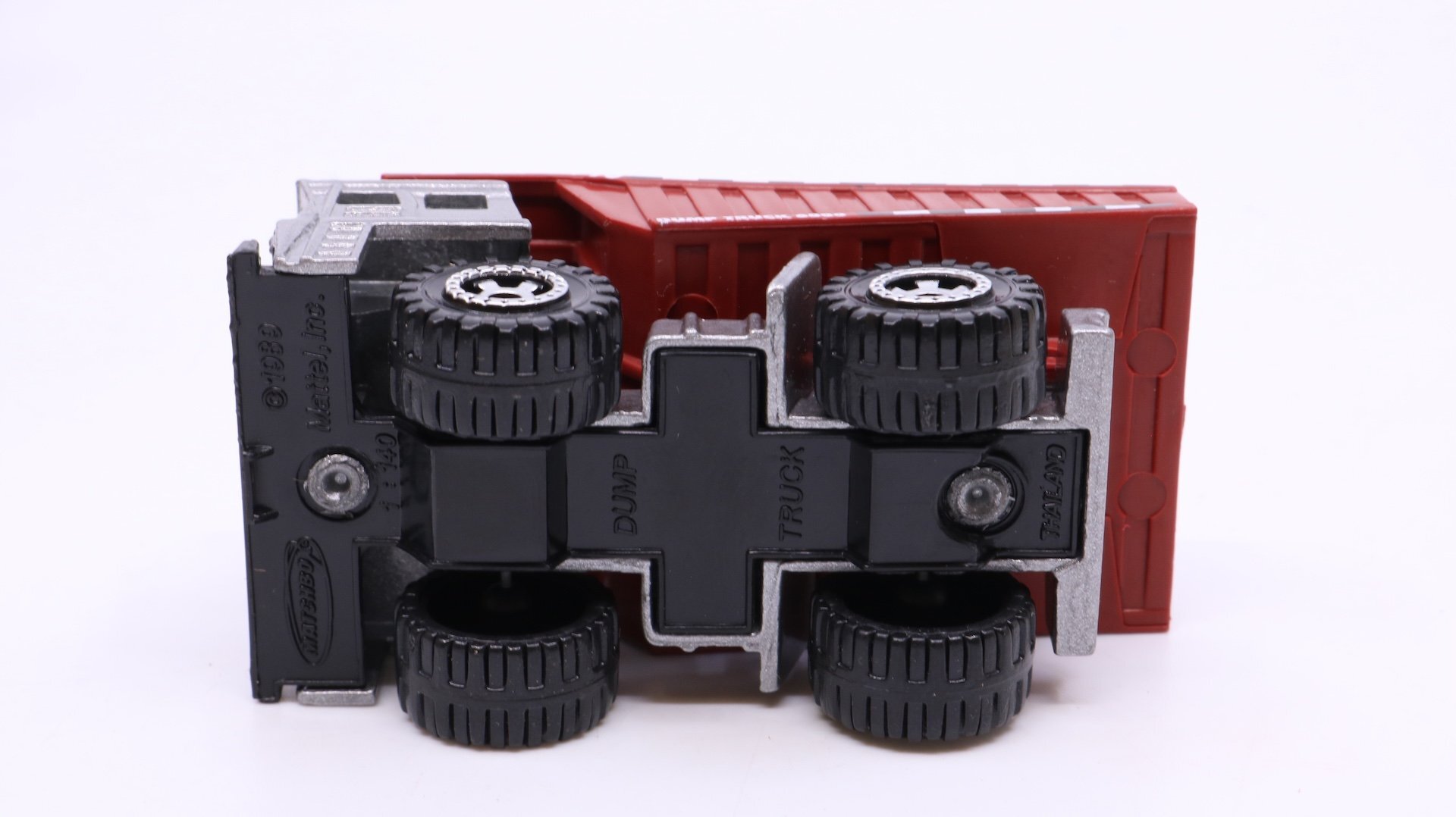 Matchbox - Faun Dumper Truck - SZÜRKE/BORDÓ billencs