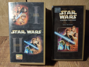 STAR WARS I. II. rész VHS
