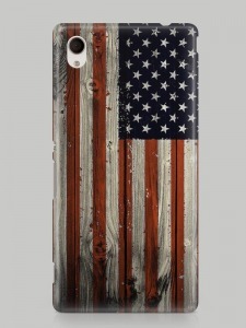 USA Amerikai zászló Sony Xperia M2 tok hátlap