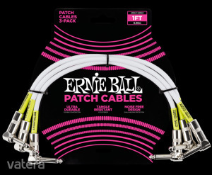 Ernie Ball - Patch Kábel 30cm Fehér