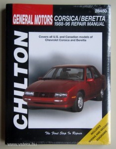 Chevrolet Corsica és Beretta javítási könyv (1988-1996) Chilton