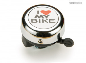 BikeFun I love csengő ezüst