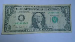 Papír  USA  1  Dollár  1977  L