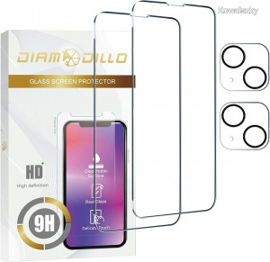Diamodillo iPhone 14 Pro 9H Surface Hardness Oil Resistant WaterProof Glossy (2db kijelző és kame...