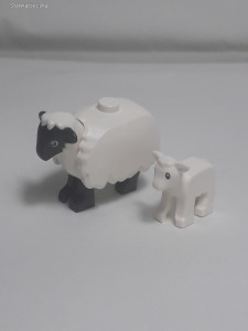Lego City Farm 60346 Birka és Kis Bárány figurák 2022