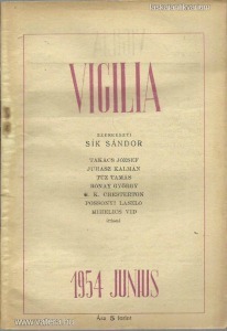 Vigilia 1954. június XIX. évfolyam 6. szám