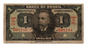 Brazilia 1 Mil Reis Bankjegy 1923 P110Ba