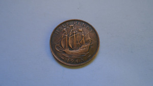 Half  Penny  1945