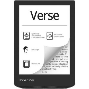 PocketBook Verse PB629 6 E-book olvasó 8GB Mist Grey PB629-M-WW Tablet, Navigáció, E-book E-book