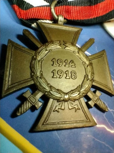 WW1 Becsületkeresztje 1914/1918 Gyártójeles Ritka T. & T. L.