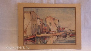 Jelzett akvarell festmény 1939 jó darab (meghosszabbítva: 3132294569) - Vatera.hu Kép