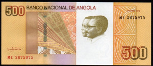 Angola 500 kwanzas UNC 2012