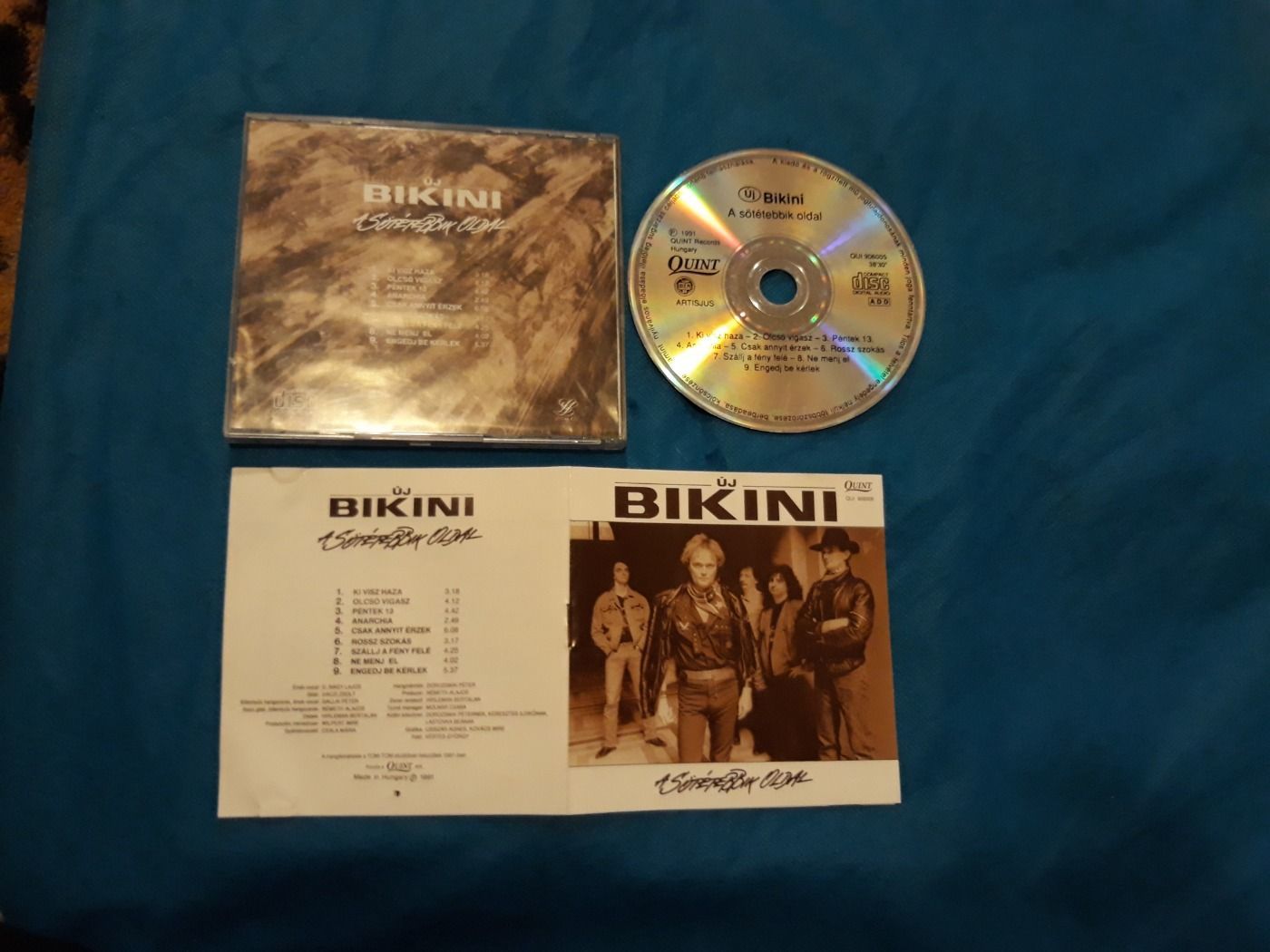 BIKINI SÖTÉTEBBIK OLDAL 1991.QUINT 1.KIADÁS D.NAGY LAJOS DACZI ZSOLT +RUMPROOF ROGUES OF THE SEVEN S