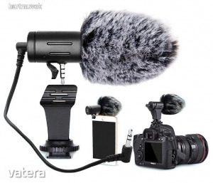 Mikrofon fényképezőgéphez - kamerához - okostelefonhoz – tablethez