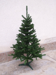 MINT AZ ÚJ!!! FÉLÁRON!!! 150 cm-es műfenyő mű fenyőfa karácsonyfa talppal
