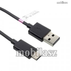 SONY UCB20 adatatátviteli kábel / USB töltő - USB / USB Type-C, 1m, 2A, 10W - FEKETE - GYÁRI