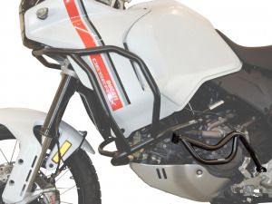 Bukócső HEED - Ducati DesertX - vízszivattyú védelem, fekete