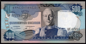 Angola 500 escudos UNC 1972