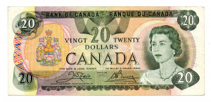 Kanada 20 Dollár Bankjegy 1979 P93b