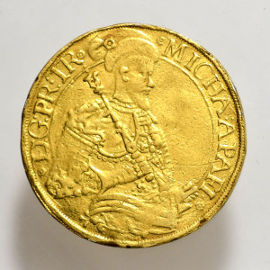 1675 Fogaras , Apafi Mihály arany 10 dukát  34.4g  RRR!      (HD Rauch pedigrével)   (PAP191)