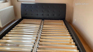 Francia ágy nagy fejvéggel, ágyneműtartós 180x200 cm