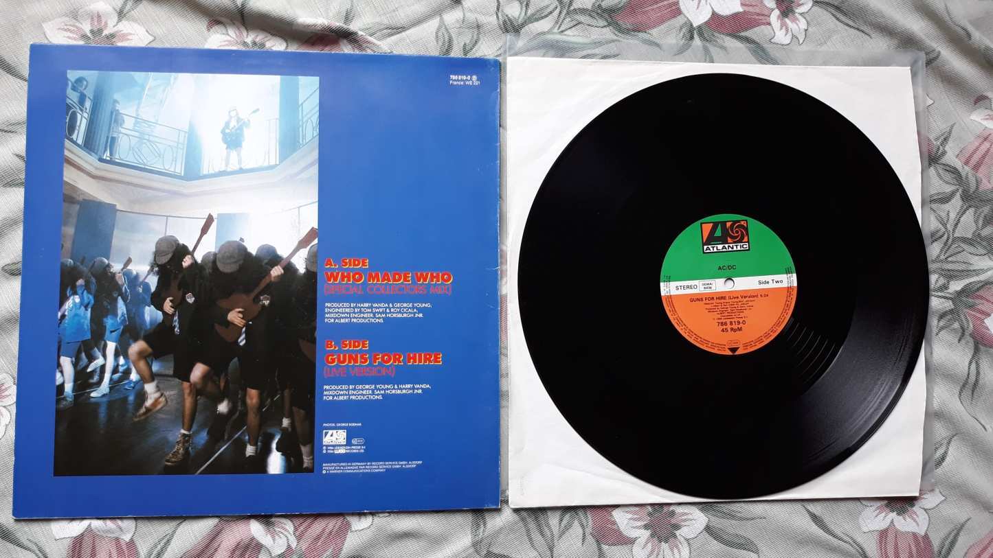 RUDÁN JOE POKOLGÉP ADJ ÚJ ERŐT BAKELIT poszter+ AC/DC WHO MADE WHO SPECIAL COLLECTORS MIX MAXI