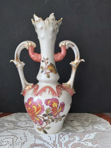Antik Zsolnay  váza Fischernek tulajdonitják   gyűjtői darab  1895-1898