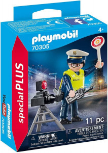 Playmobil Figures, Special Plus - Rendőr radarral