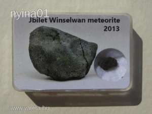 METEORIT Jbilet Winselwan > Világ ritka meteoritjai > DÍSZDOBOZOS gyűjtemény > NAGYON RITKA