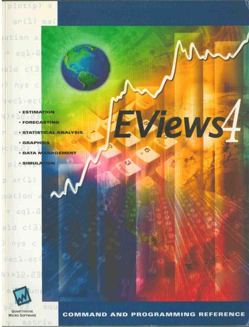 EViews 4 Command and Programming Reference