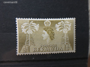 Brit gyarmat – Bermuda postatiszta  bélyeg 1953 /G506
