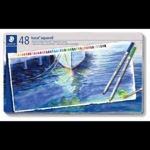 Staedtler Karat színes akvarell ceruza készlet 48db  (125 M48 / TS125M48) (TS125M48)
