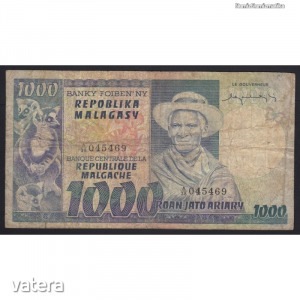 Madagaszkár, 1000 francs 1974 F