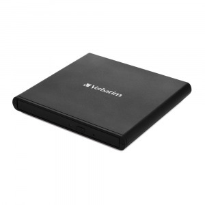 Verbatim External Slimline DVD-Writer Black BOX 98938 Alkatrész Optikai Meghajtó