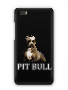 pit bull kutya mintás Huawei P8 tok hátlap