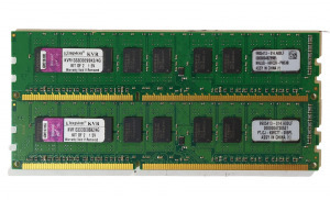 Kingston 4GB (2x2GB) DDR3 1333MHz cl9 ECC memória
