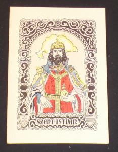 Szent István király irredenta képeslap